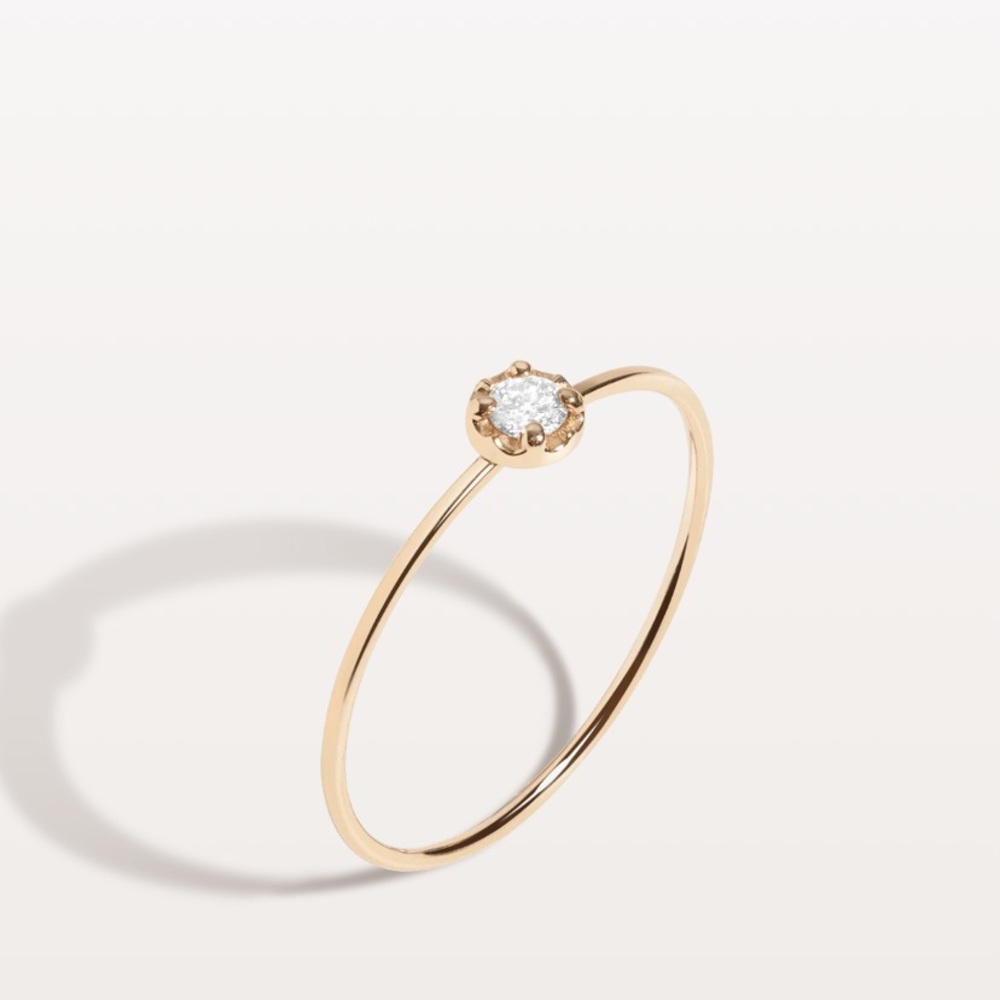 AUrate New York midi stackable diamond ring. NWT